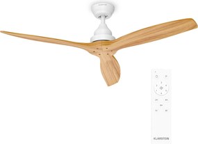 Klarstein Ventilator de tavan Santa Elena | 132 cm | 35 W | 25 m² | Funcționare silențioasă | Lemn