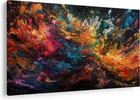 Tablou - Abstracția culorilor II. (90x60 cm)