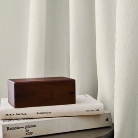 Draperie bej termoizolantă din catifea reiată 140x260 cm Madison – douceur d'intérieur