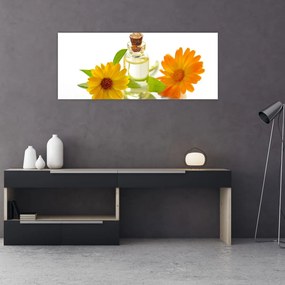 Tablou cu ulei de flori (120x50 cm), în 40 de alte dimensiuni noi