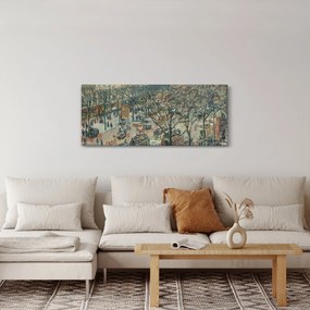 Tablou - Camille Pissarro, Boulevard des Italiens, Morning, Sunlight, reproducere (120x50 cm)