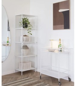 Măsuță de servire cu roți din metal 40x68 cm Vita – House Nordic