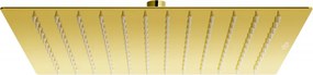 Mexen Slim pălărie de duș 30 x 30 cm, aurie - 79130-50