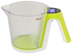 Cantar de bucatarie digital Zilan ZLN 7788, cu cana, capacitate 2 kg,Verde
