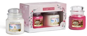 Yankee Candle Set cadou de Crăciun cu 2 lumânări medii Classic