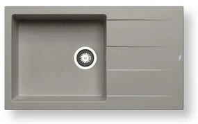 Pyramis 70107211 - Chiuvetă de bucătărie ATHLOS 86x50 cm, granit gri