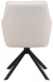 Scaun Notti bej deschis/negru Brego22