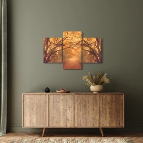 Tablou - Peisaj de toamnă cu drum (90x60 cm)