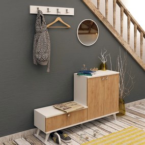 Pantofar FİJEL Stejar alb