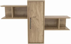 Raft OLIDA, nuc, PAL melaminat, 119x35x52 cm