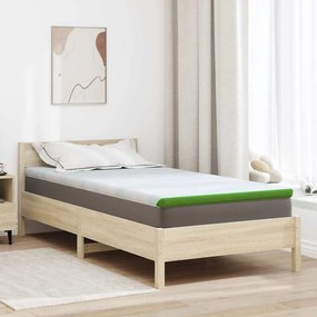 vidaXL Păturile pentru saltea Alb și Verde 120 x 200 cm