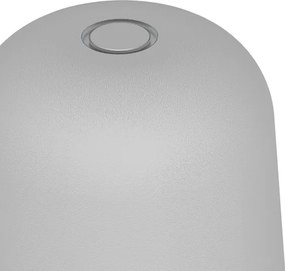 Eglo 901878 - Lampă de masă MANNERA-S pentru exterior, LED reîncărcabilă și dimmabilă, 1,8W/5V, IP54, gri