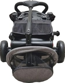 Tricicleta pliabila cu copertina Baby Care™ Folding Trike, Roti din spuma cauciucata EVA, Pedale si maner pentru parinti, Scaun reversibil cu rotire