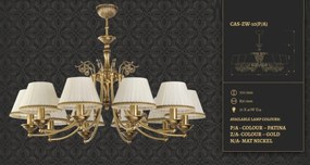 Candelabru 10 brate design clasic realizat manual CASAMIA