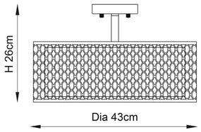 Lustră aplicată Endon 81966 CORDERO 3xE27/10W/230V crom mat