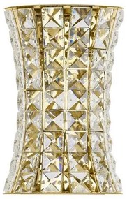 Aplica de perete LED auriu, cristale sticla CELYSIA