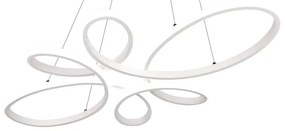 Lustră albă LED Fly – Trio