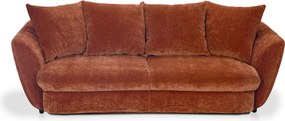 Canapea dormit NOVA, stofa crem - Miracle C273, 237x117x95 cm
