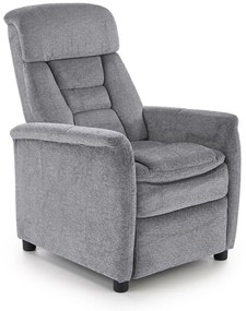 Fotoliu recliner Houston 1030 106x71x85cm, 27 kg, Gri, Tapiterie