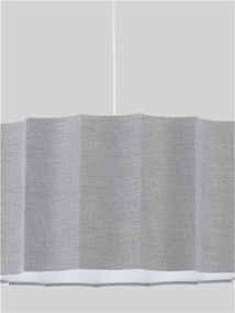 Lustra suspendata cu abajur gri Alve