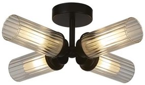 Plafoniera baie metal negru IP44 Imperial 4L