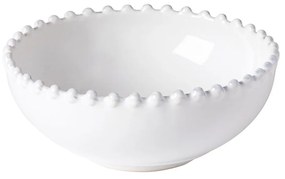 Bol din gresie ceramică Costa Nova Pearl, ⌀ 15 cm, alb