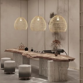 Immax 08261L - Lustră suspendată pe cablu BOHO DELICADO 1x E27/40W/230V Ø 60 cm