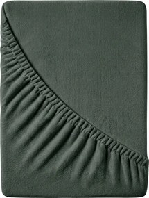 Cearsaf Frote EXCLUSIVE verde-gri 160x200 cm