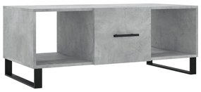 829328 vidaXL Măsuță de cafea, gri beton, 102x50x40 cm, lemn prelucrat