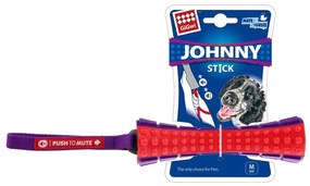 GiGwi Squeaky jucărie pentru câini Johnny Stickfetch roșu, 20 x 5,5 cm