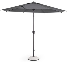 Umbrela de gradina Rio, 300 X 237 cm, gri inchis