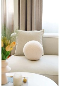 Pernă decorativă din material bouclé ø 20 cm Top – Mioli Decor