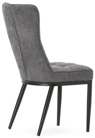 Scaune de dining gri 2 buc. Damon – Marckeric