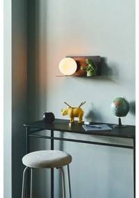 Aplică cu raft Nordlux LILIBETH 1xE14/25W/230V negru