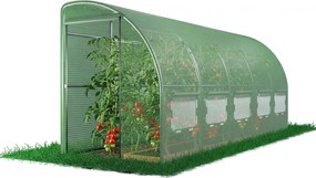 6 x 1,5 x 2 m politunel de grădină - jumătate