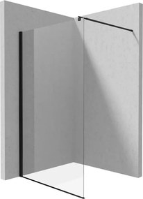 Paravan de dus Deante Kerria Plus negru 140x200 cm