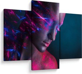 Tablou strălucitor a femeii (90x60 cm)