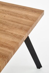 Set masa extensibila Berlin L160-220 cm + 4 scaune K336 ratan natural