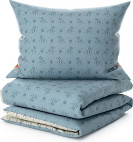 Lenjerie de pat creponata pentru patut Renforce FOXIVA grena Dimensiune lenjerie de pat: 45 x 65 cm | 90 x 140 cm