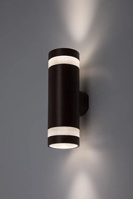 Aplica LED CCT perete exterior IP65 Urfa Line maro