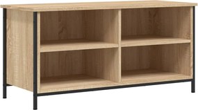 vidaXL Comodă TV, stejar sonoma, 100x40x50 cm, lemn prelucrat
