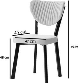 Set masa Onita bucatarie  rotund cu 4 scaune 90 cm