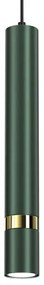 Pendul pe cablu JOKER 1xGU10/25W/230V, verde/auriu