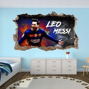 Autocolant de perete 3D - Lionel Messi 120 x 72 cm