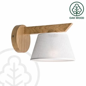 Aplică Brilagi ANTHONY 1xE14/40W/230V stejar/alb