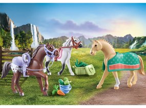 SET 3 CAI CU ACCESORII - PLAYMOBIL HORSES OF WATERFALL (PM71356)