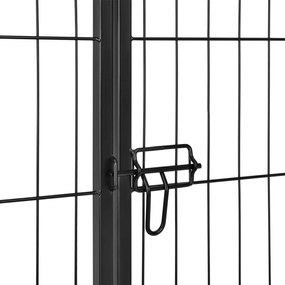 Juskys Pix metalic pentru catelusi -160x160x80cm