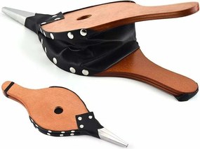 Pompa manuala pentru semineu/gratar Master Grill & Party MG119, 37,7 cm, Design vintage, Maro