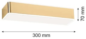 Aplică RODAN 1xE27/15W/230V aurie Argon 4148