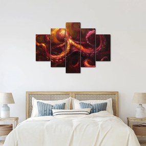 Tablou - Octopus, pictură în ulei (150x105 cm)